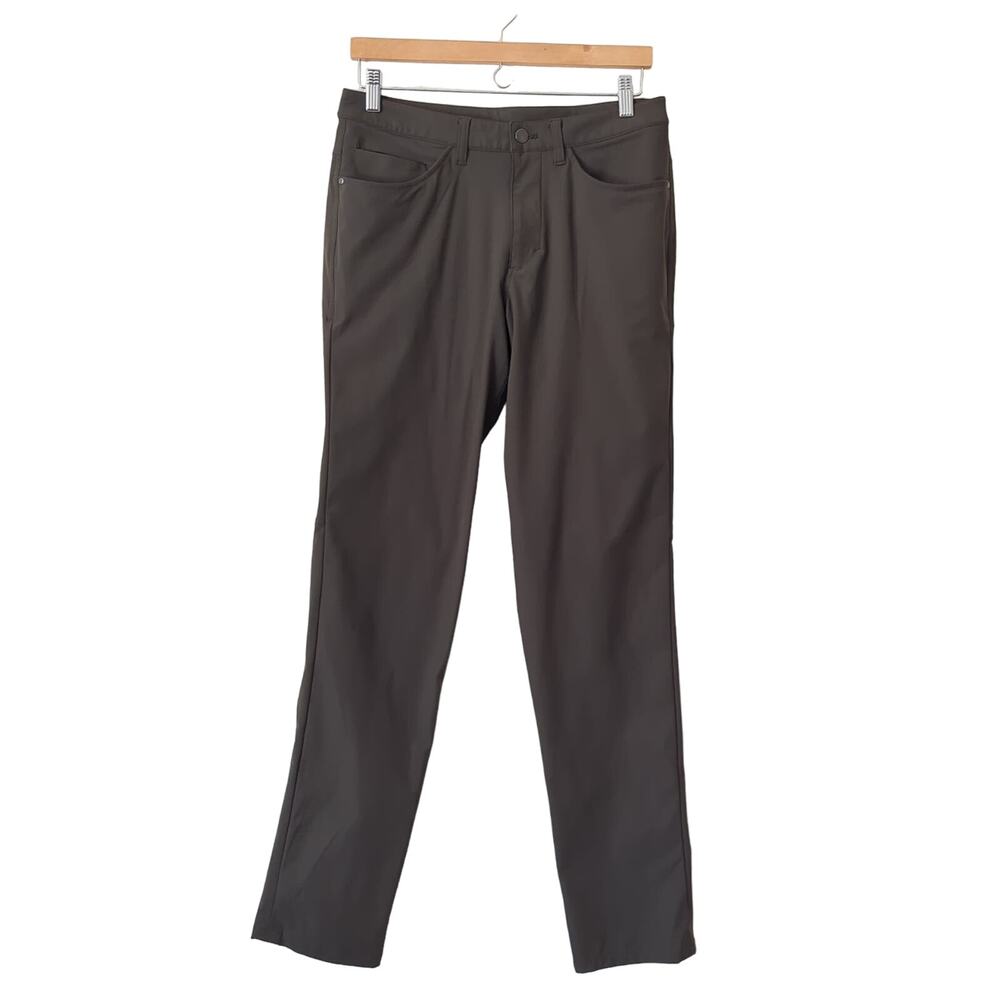 Lululemon Men's Pants Size 30 Olive Green Athletic ABC Classic Warpstreme EUC